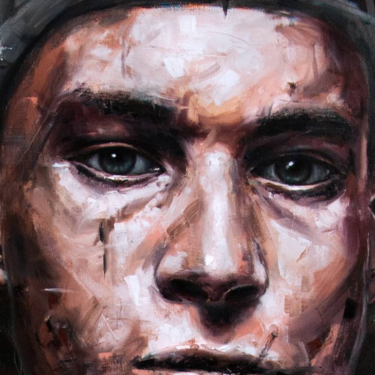 Original Portrait Painting by Davide Cambria