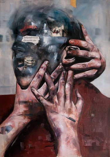 Print of People Paintings by Davide Cambria