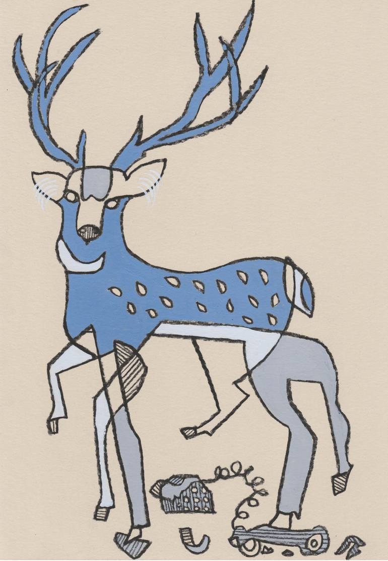 Original Animal Drawing by Gabriel Böhmer
