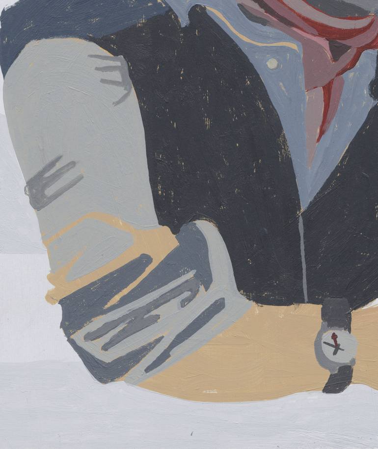 Original Abstract People Painting by Gabriel Böhmer