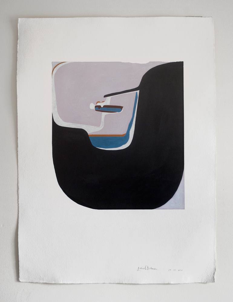 Original Cubism Abstract Painting by Gabriel Böhmer