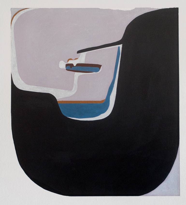 Original Cubism Abstract Painting by Gabriel Böhmer