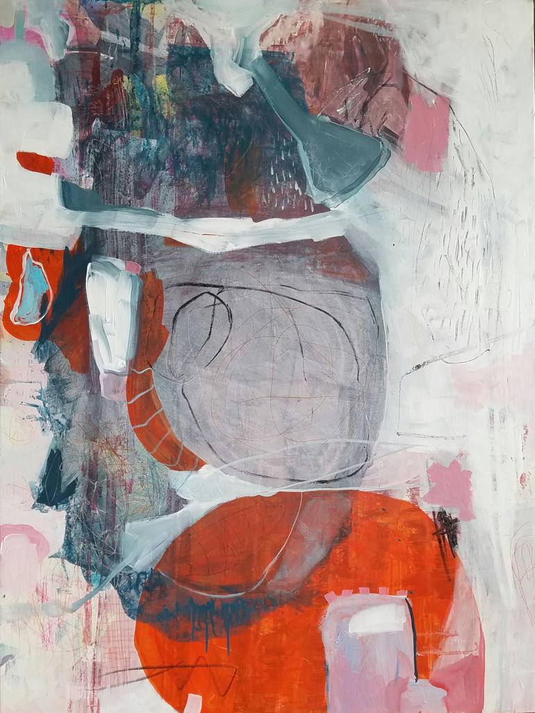 Original Conceptual Abstract Painting by T Angeline