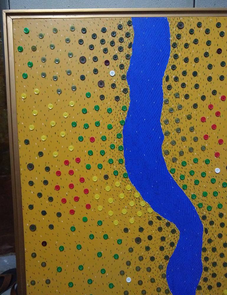 Original Abstract Landscape Painting by Hemavathy Guha
