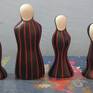 black chess pieces made in fiber glass. all hand painted in acrylic