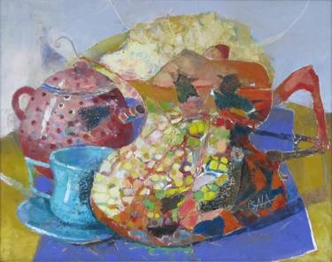 Print of Abstract Expressionism Still Life Paintings by Galya Koleva