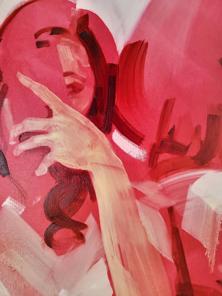 Original Conceptual People Painting by Cédrick Vannier
