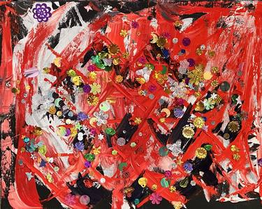 Saatchi Art Artist Leslie Byrne; Paintings, “Simply Red” #art