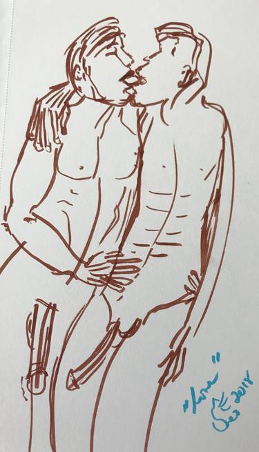 Original Nude Drawings by Leslie Byrne