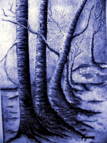 Print of Abstract Tree Drawings by Natalie Dycus