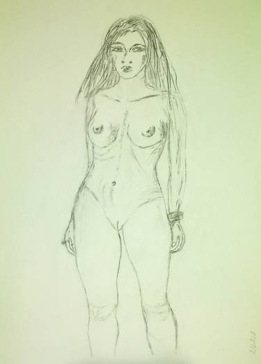 Original Nude Drawings by Sigrid Walser