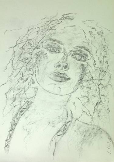 Original Portrait Drawings by Sigrid Walser