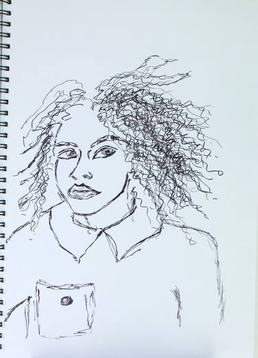 Sketch Girl in Jacket thumb