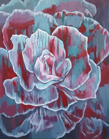 Original Abstract Floral Paintings by Summer Lowe