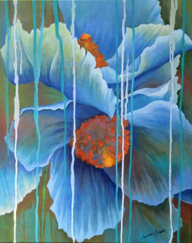 Original Abstract Floral Paintings by Summer Lowe