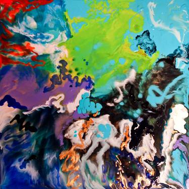 Print of Abstract Expressionism Abstract Paintings by Niki Parker