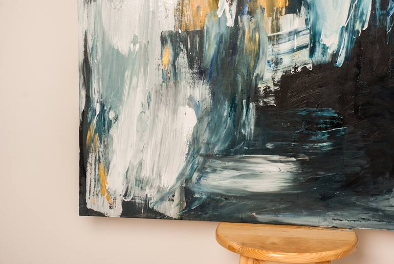 Original Abstract Expressionism Abstract Painting by Niki Parker