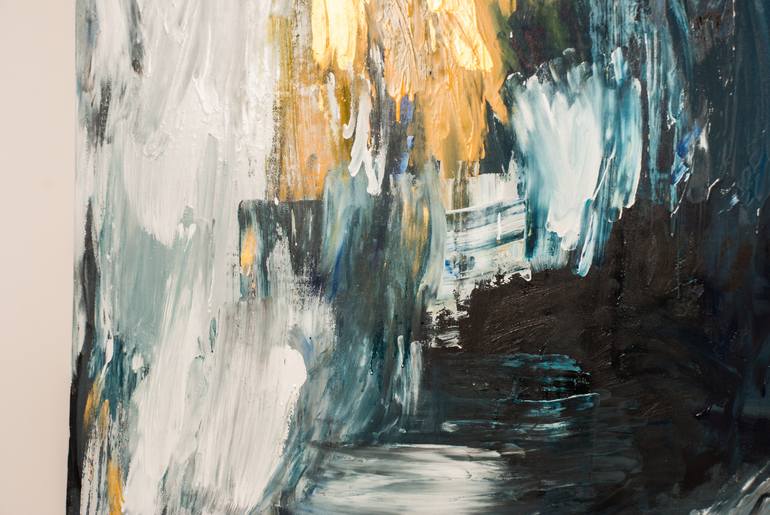 Original Abstract Expressionism Abstract Painting by Niki Parker