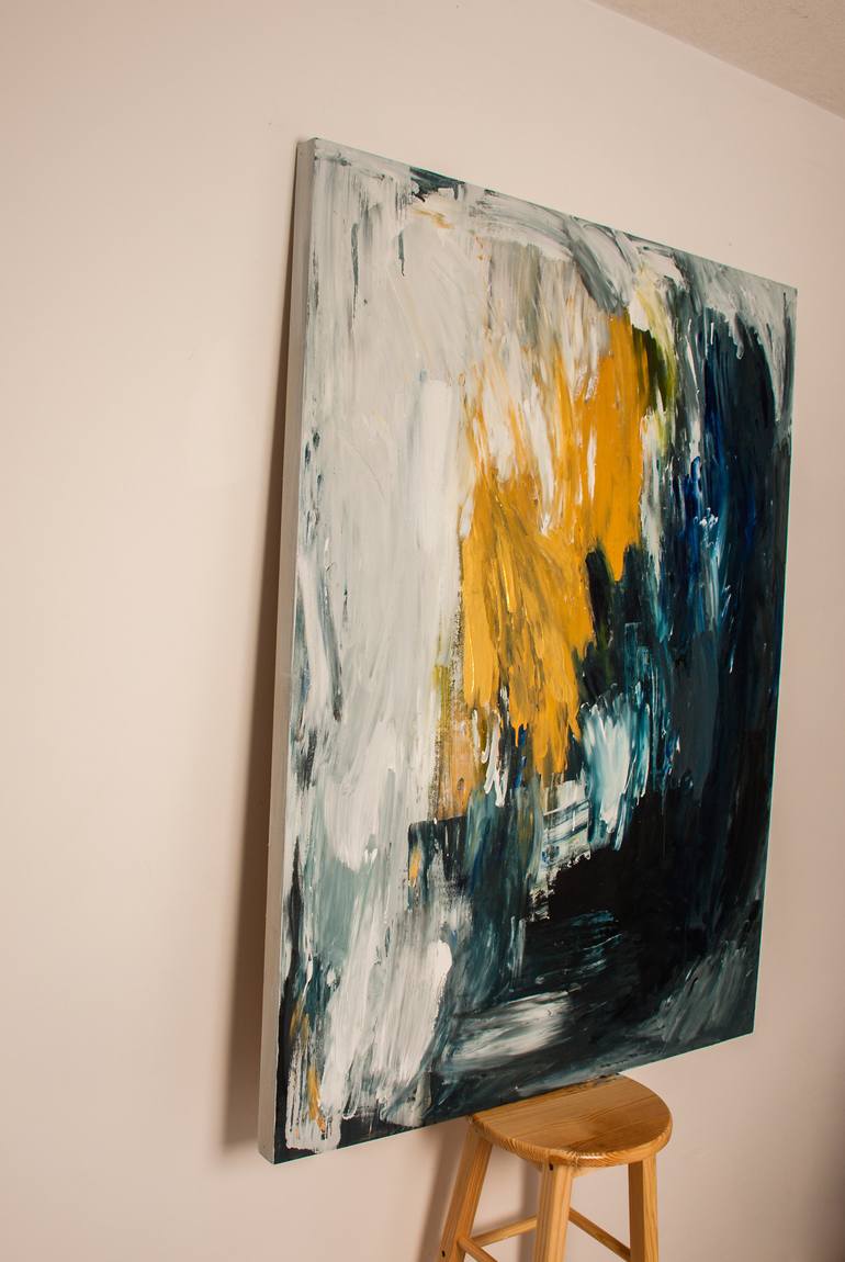 Original Abstract Expressionism Abstract Painting by Niki Parker