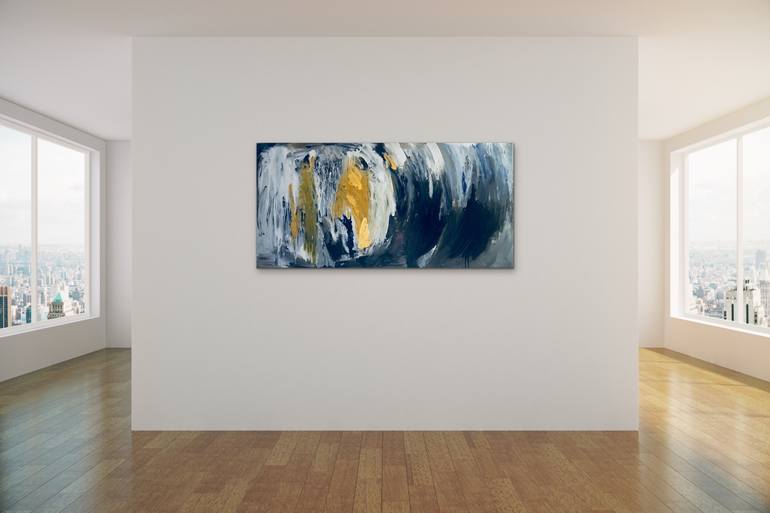 Original Abstract Expressionism Abstract Painting by Niki Parker