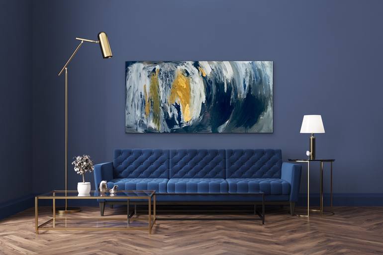 Original Abstract Expressionism Abstract Painting by Niki Parker