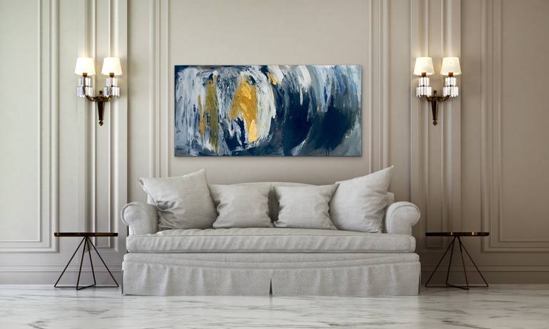 Original Abstract Expressionism Abstract Painting by Niki Parker