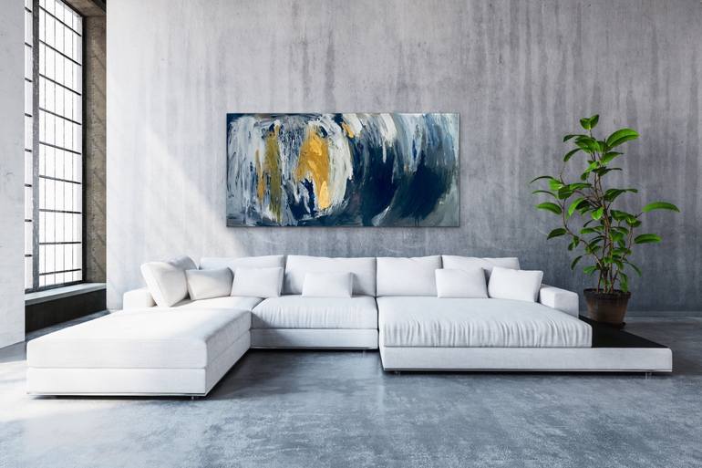 Original Abstract Expressionism Abstract Painting by Niki Parker