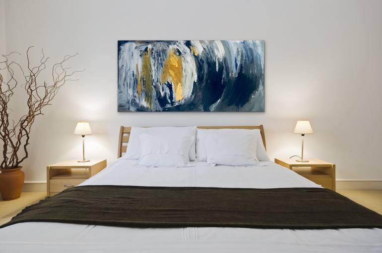 Original Abstract Expressionism Abstract Painting by Niki Parker