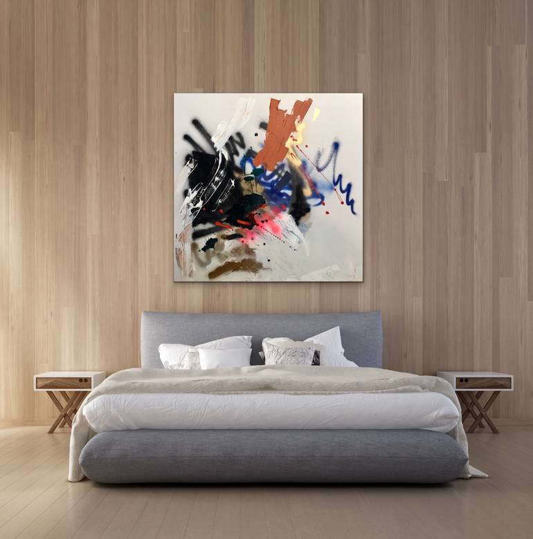 Original Abstract Expressionism Abstract Painting by Niki Parker