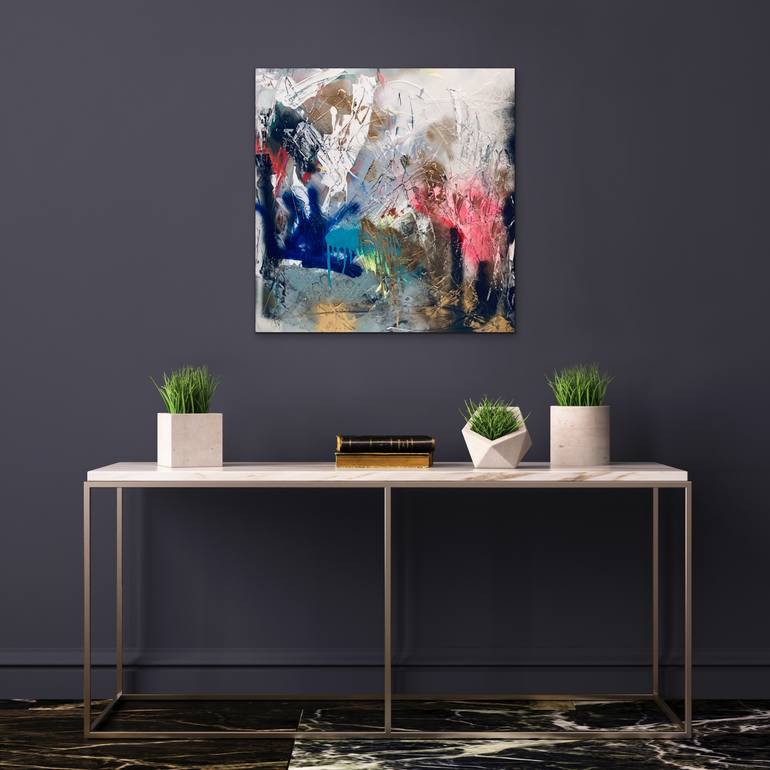 Original Abstract Expressionism Abstract Painting by Niki Parker