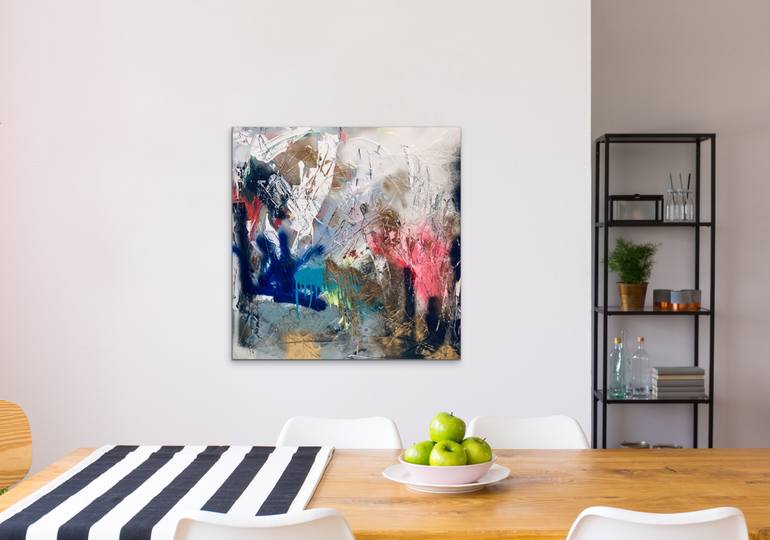 Original Abstract Expressionism Abstract Painting by Niki Parker