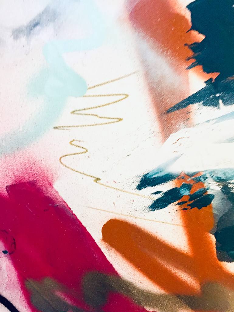 Original Abstract Expressionism Abstract Painting by Niki Parker