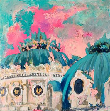 Original Figurative Architecture Paintings by Sylvia DIMITRIOU