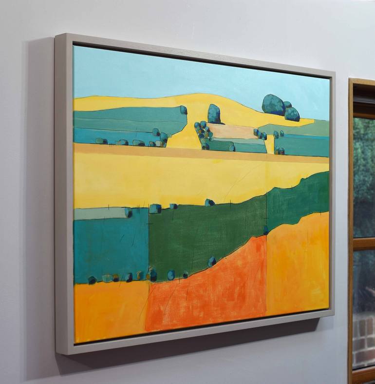 Original Modernism Landscape Painting by David O'Connor