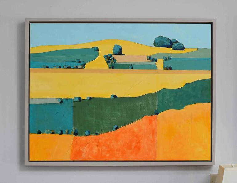 Original Modernism Landscape Painting by David O'Connor
