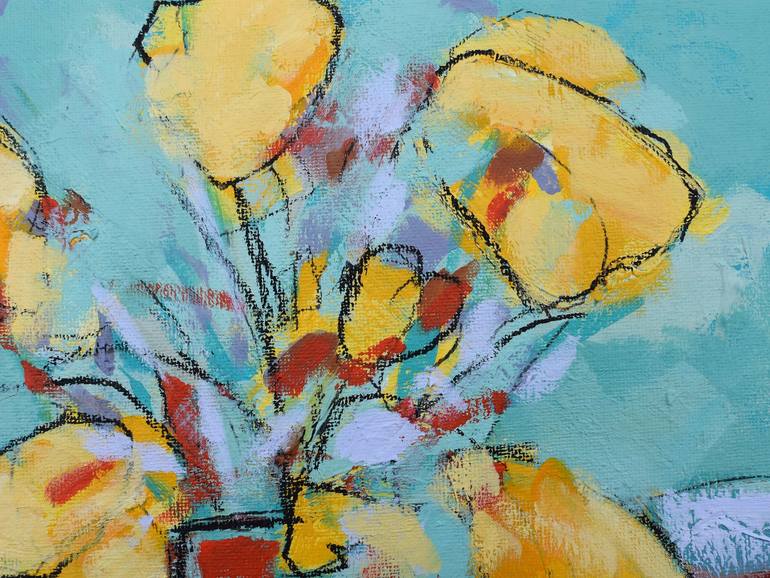 Original Abstract Still Life Painting by David O'Connor