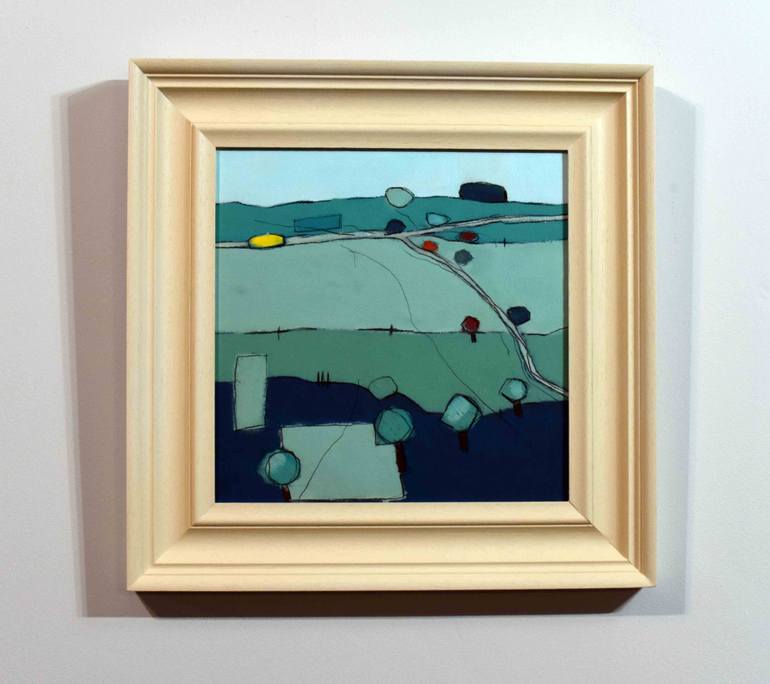 Original Modernism Landscape Painting by David O'Connor