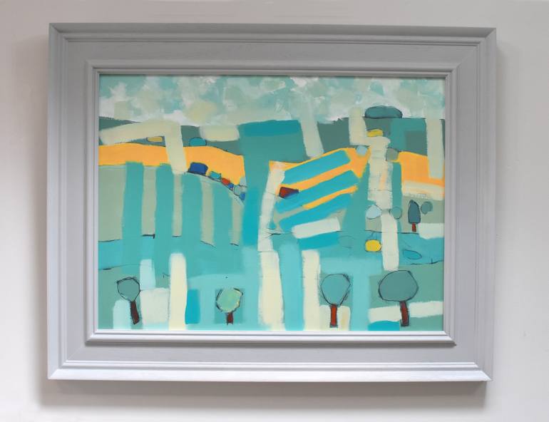 Original Modernism Landscape Painting by David O'Connor