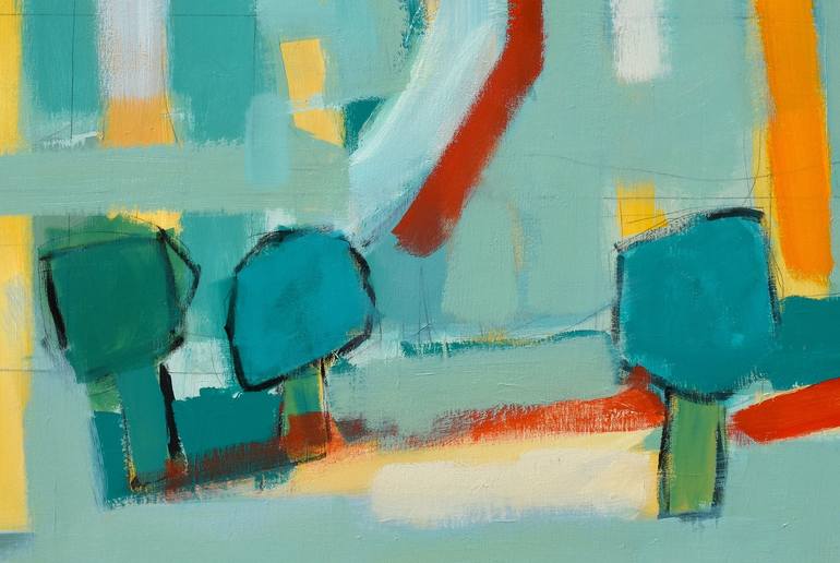 Original Abstract Landscape Painting by David O'Connor