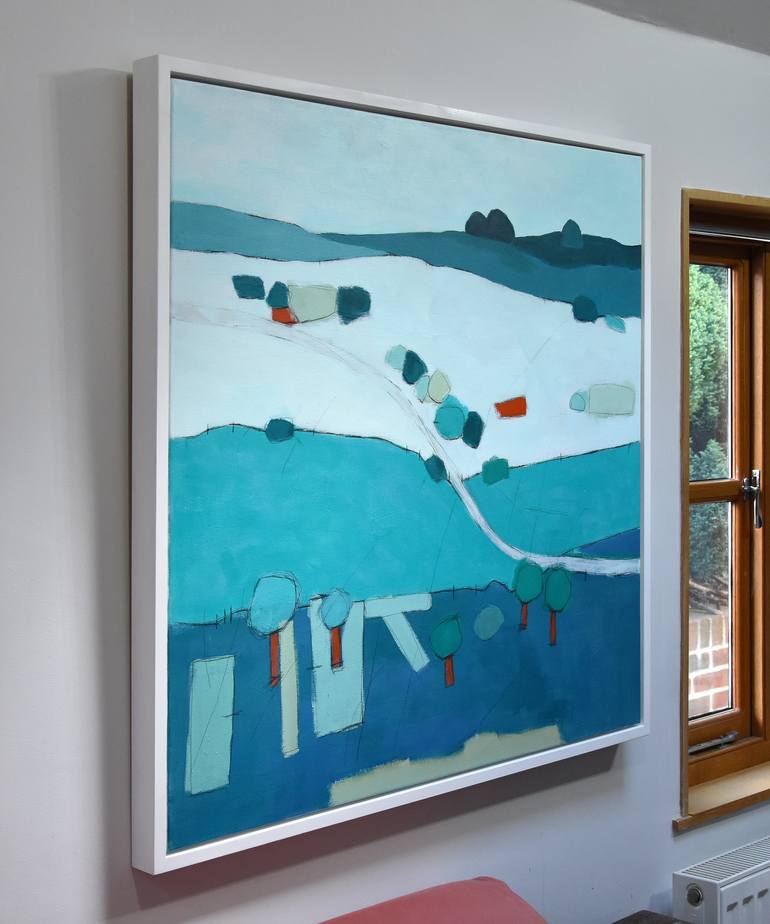 Original Abstract Landscape Painting by David O'Connor