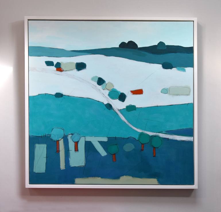 Original Abstract Landscape Painting by David O'Connor