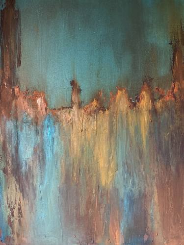 Original Abstract Mixed Media by Angela KingJones