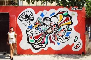 THE LIGHTNESS OF BEING MURAL BY ANTHEA MISSY / PHNOM PENH thumb