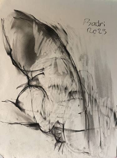 Original Black & White Erotic Drawings by Badri Valian