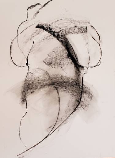 Original Abstract Body Drawings by Badri Valian