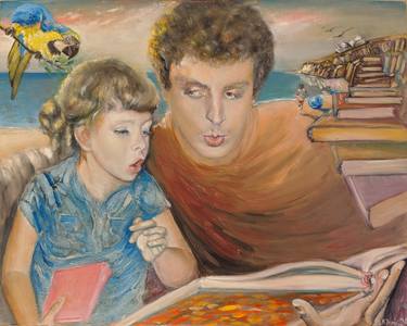 Original Fine Art Family Paintings by Boris Deriy