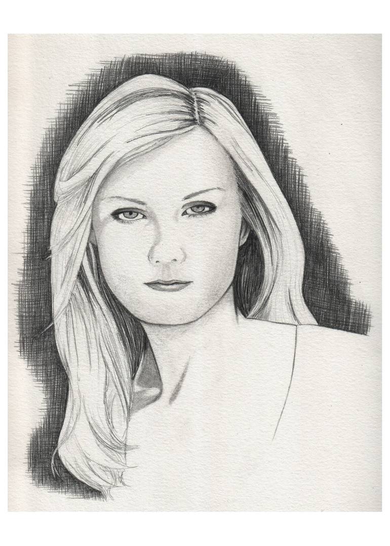 Kirsten Dunst Drawing by Divine Studios | Saatchi Art