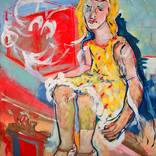 Girl With A Samsung Painting By Tamara Miodragovic Saatchi Art