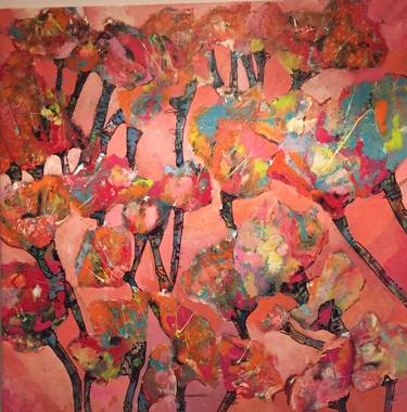 Original Abstract Expressionism Fantasy Paintings by margaret Salazar Romero