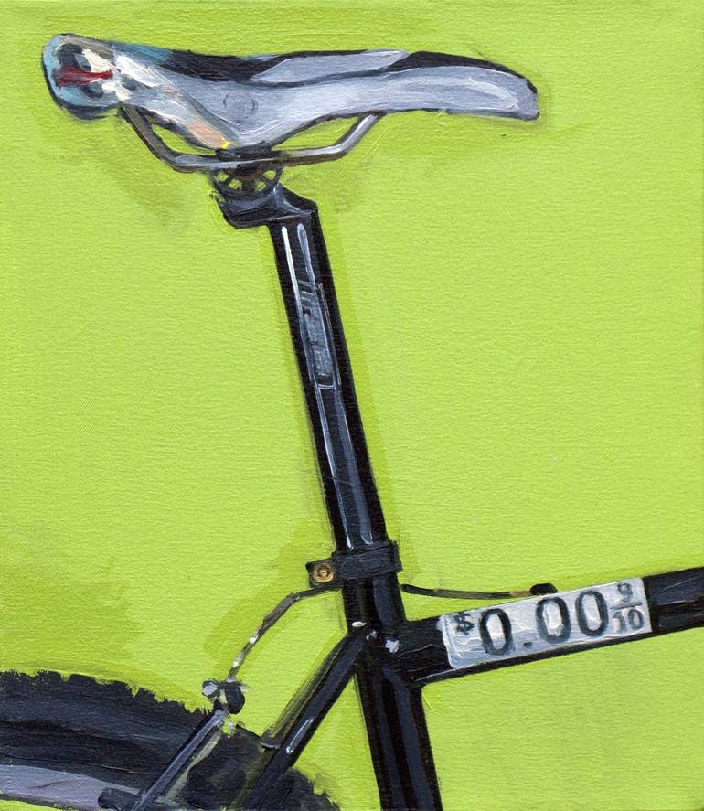 Original Figurative Bicycle Painting by Taliah Lempert